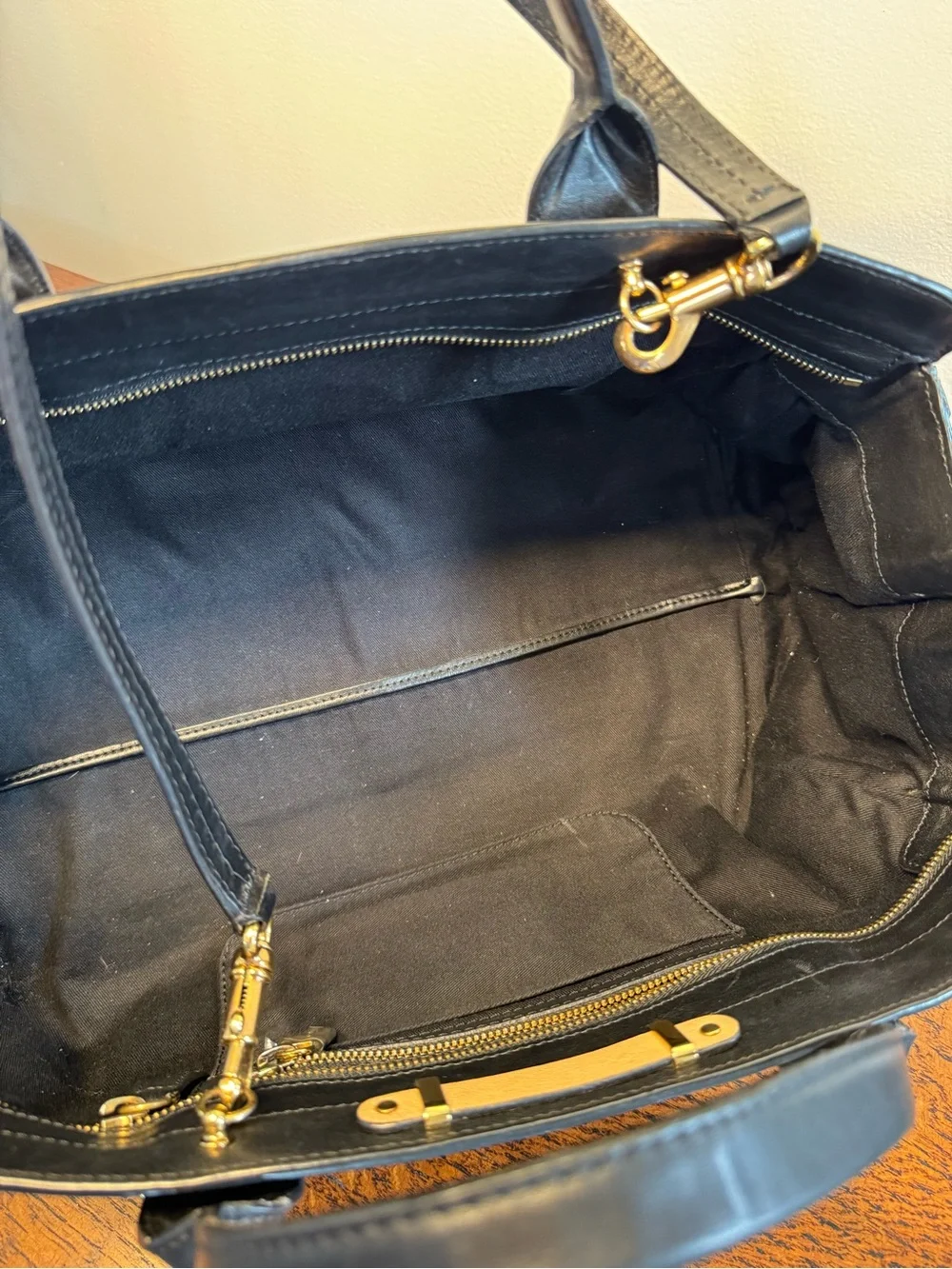 Chloe Alice Two-Tone Leather Satchel Bag with COA